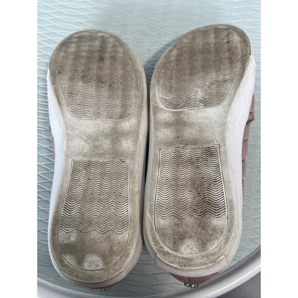 Steve Madden Ecentrcq Slip On Sneaker Size 9 Quilted Pink Round Toe Comfort Shoe - Picture 8 of 9